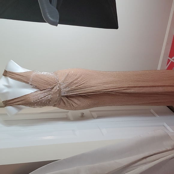 PARKER BLACK EMBELLISHED GOWN - Picture 4 of 17